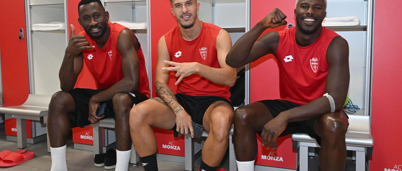 Ac Monza raduno 2025 Monzello Ganvoula Dany Mota Keita Balde - foto Ac Monza