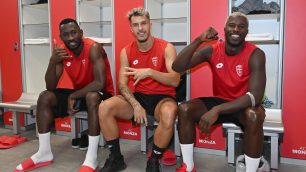 Ac Monza raduno 2025 Monzello Ganvoula Dany Mota Keita Balde - foto Ac Monza