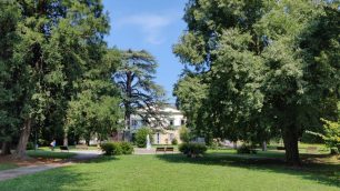Barlassina il parco di Palazzo Rezzonico