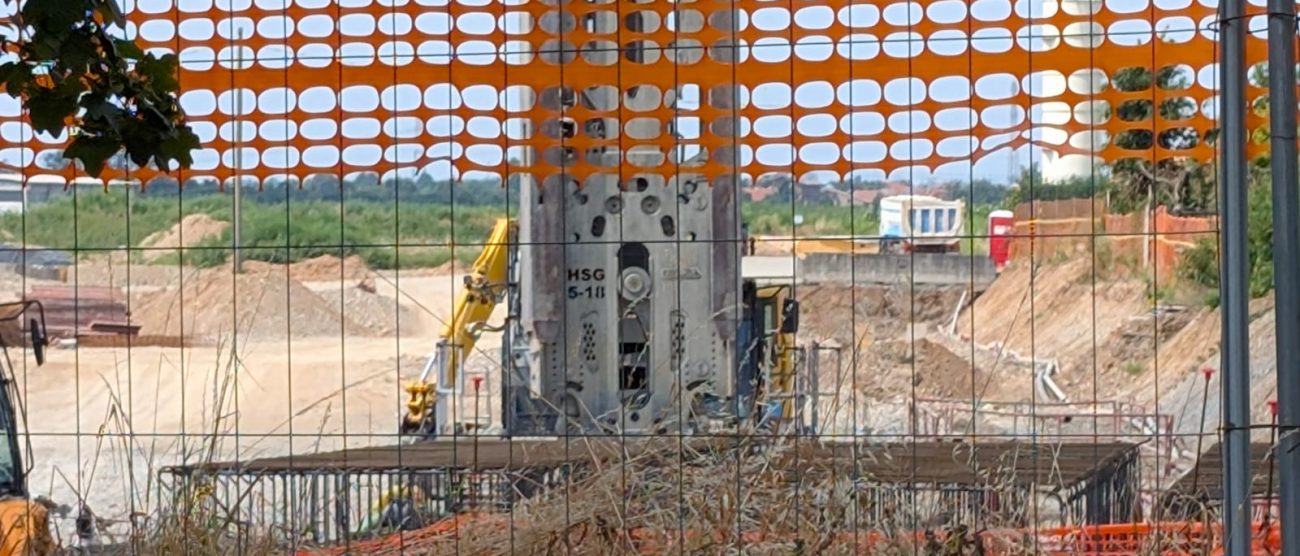 Pedemontana cantiere a Cesano Maderno