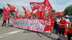 La manifestazione Filt Cgil MB
