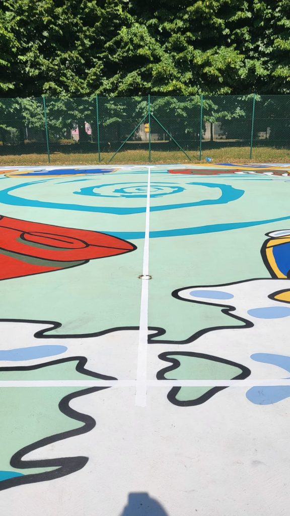 Giussano nuovo playground basket