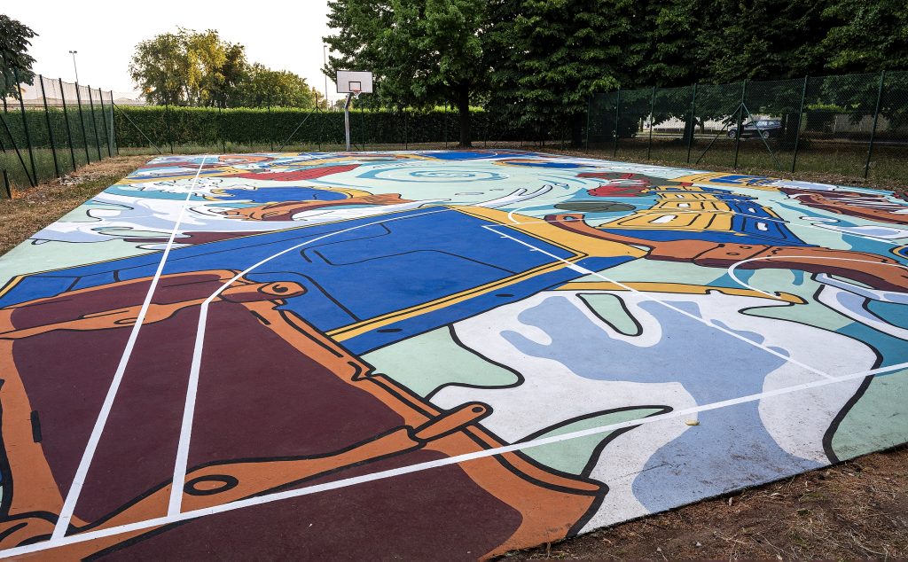 Giussano nuovo playground basket