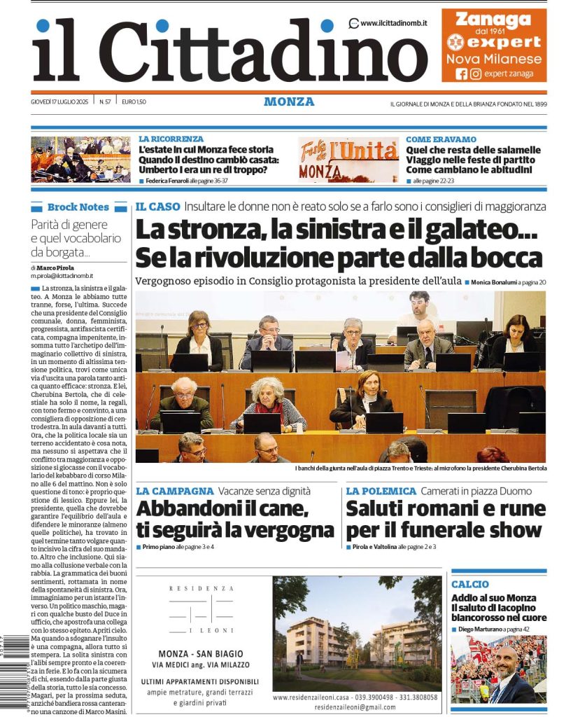 Il Cittadino Monza 17 luglio 2025