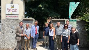 L'inaugurazione dell'ingresso pedonale al Parco di Monza