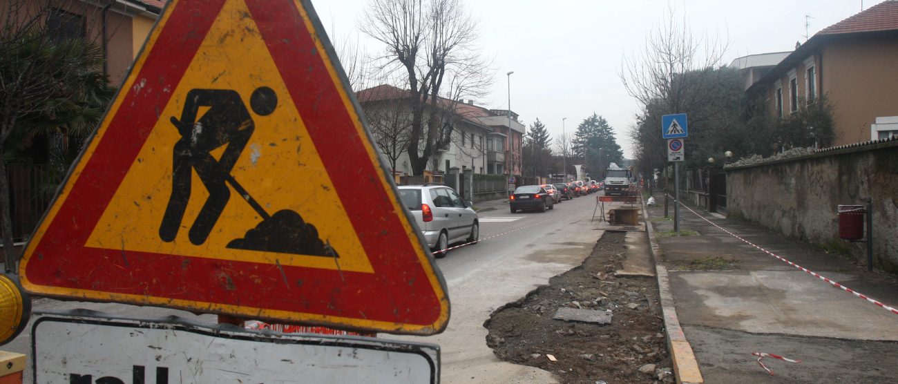 Monza cantieri stradali - foto Radaelli