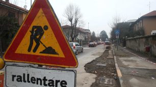 Monza cantieri stradali - foto Radaelli