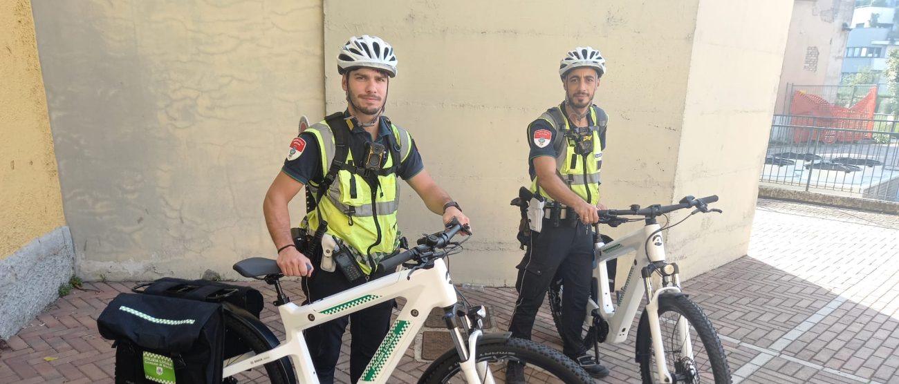 Le biciclette per il comando di polizia locale di Monza
