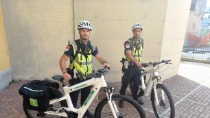 Le biciclette per il comando di polizia locale di Monza