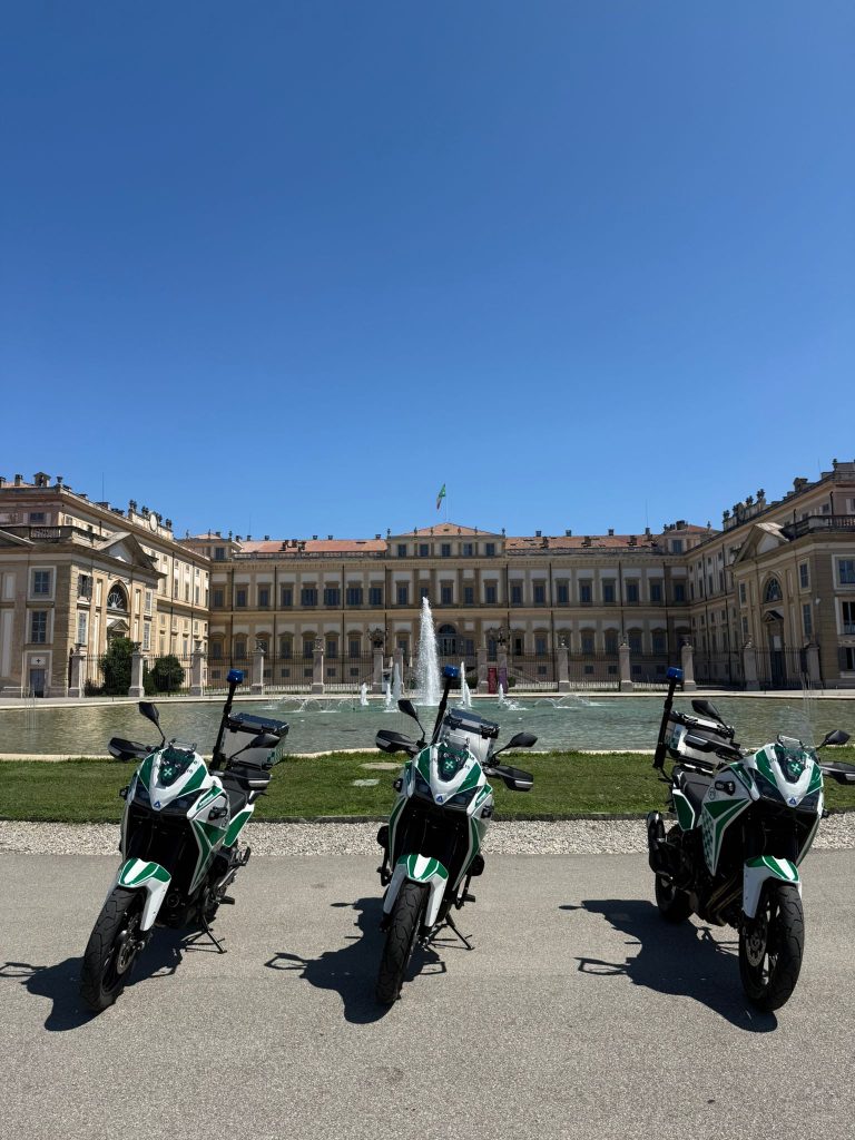 Le moto per il comando di polizia locale di Monza