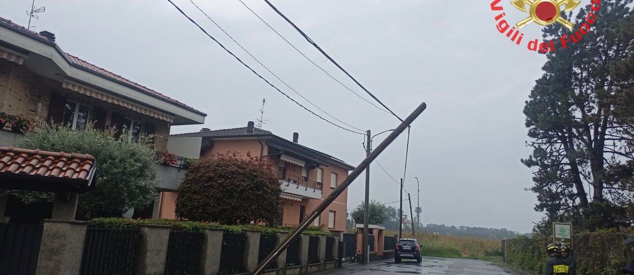 Maltempo in Brianza, interventi dei vigili del fuoco