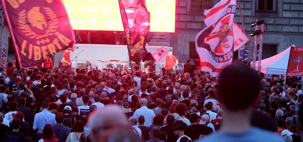 MONZA presentazione AC Monza 2025 all'apertura del Fuori GP - foto Fabrizio Radaelli
