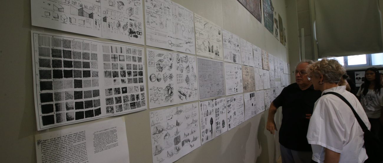 La mostra al liceo Valentini di Monza per Valentini, Marzan e Console