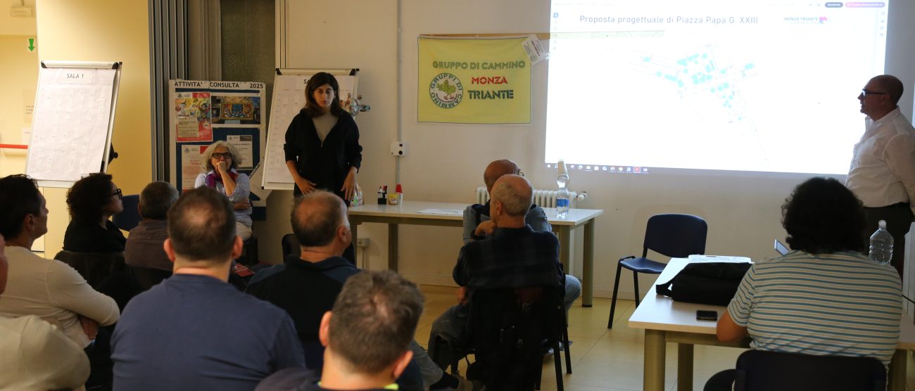 Monza incontro Triante progetto piazza Giovanni XXIII - foto Fabrizio Radaelli