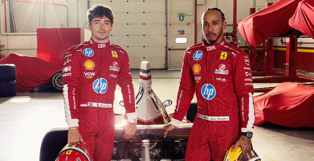 Ferrari F1 Gp d'Italia 2025 Monza Charles Leclerc e Lewis Hamilton - foto Scuderia Ferrari