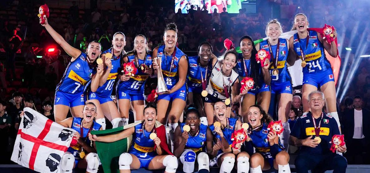 Volley Italia campione del Mondo