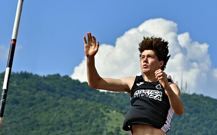 Federico Sironi, astista dell'Atletica Monza