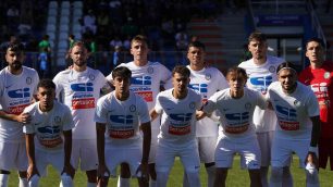 Calcio Serie D La formazione Folgore Caratese che ha affrontato il Leon Vimercate