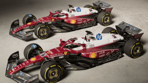 F1 Ferrari livrea speciale per Monza 50 anni titolo Niki Lauda nel 1975