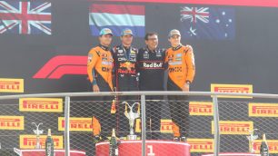 F1 Gp Italia 2025 Monza podio 2025 - foto Fabrizio Radaelli