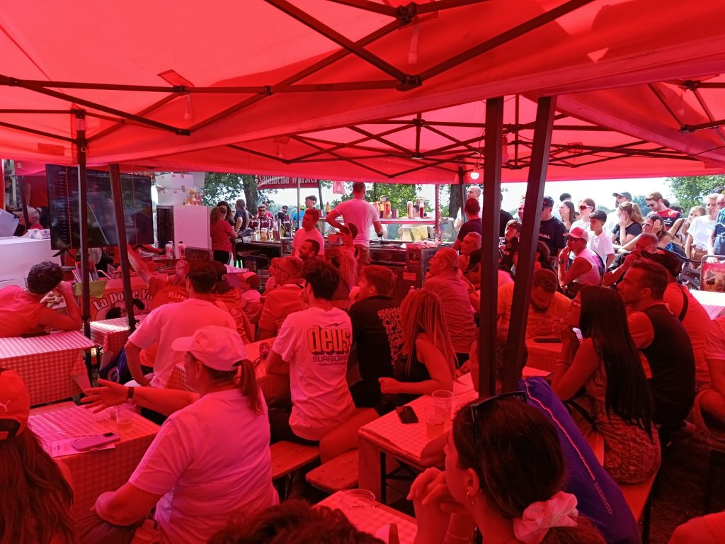 F1 Gp Italia 2025 Monza zona Mirabello partenza al Truck food - foto Federica Fenaroli