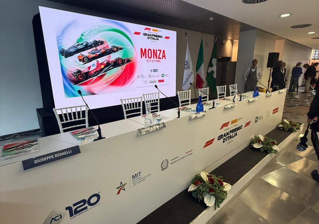 F1 Gp Italia 2025 conferenza in autodromo Monza 2 settembre - foto Camilla Pirola