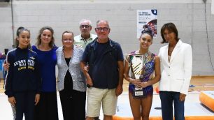 Ginnastica Casati Arcore ritmica premiaz.con Viola Sella e Desirée Pasinetti 2025
