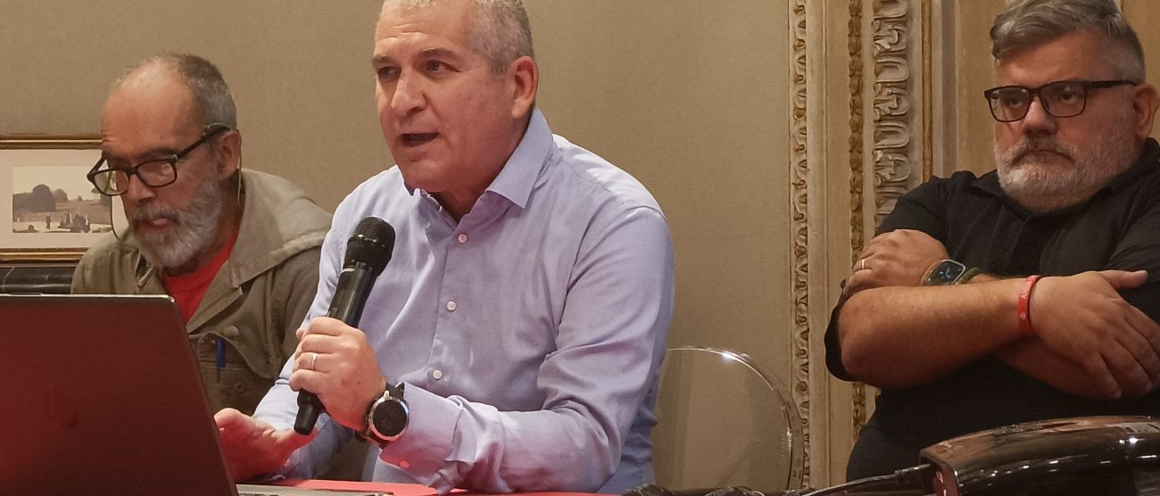 L'incontro ad Arcore su Pedemontana: al microfono Marco Monguzzi