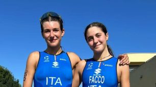 Giulia Bergamin in azzurro a Zagabria