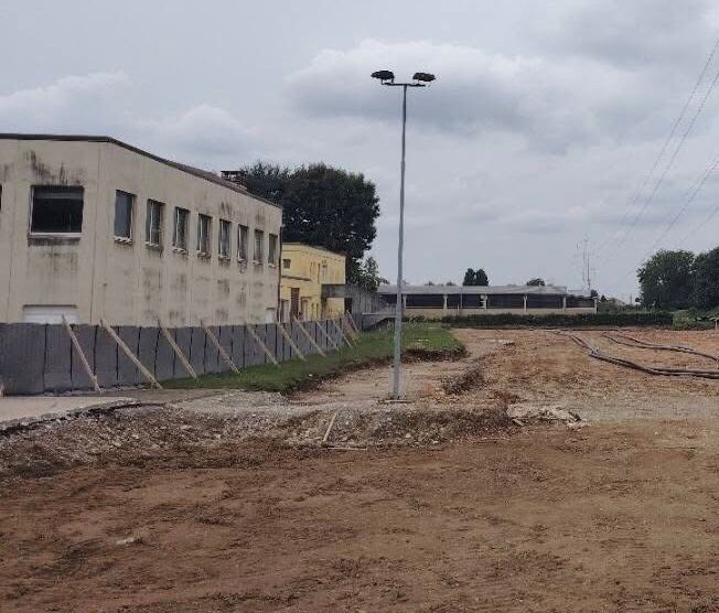 Macherio Bareggia cantiere Pedemontana zona scuola