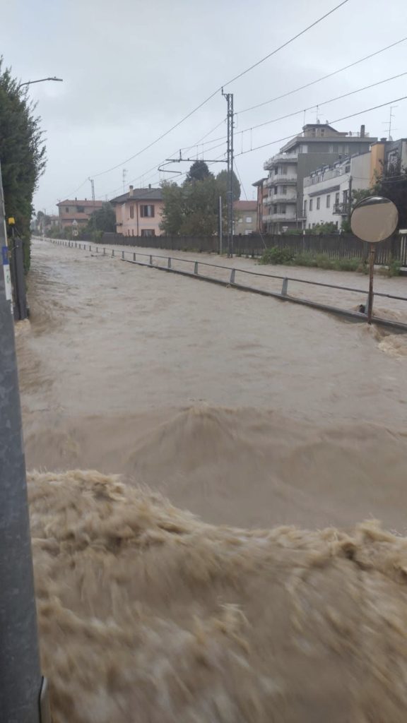 Meda Tarò allagamento lungo ferrovia 22 settembre 2025