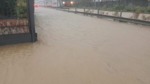 Meda Tarò allagamento lungo ferrovia 22 settembre 2025