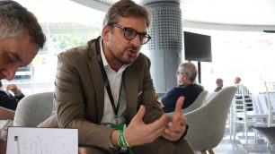 Monza F1 Gp Italia 2025 assessore regionale Guido Guidesi - foto Fabrizio Radaelli