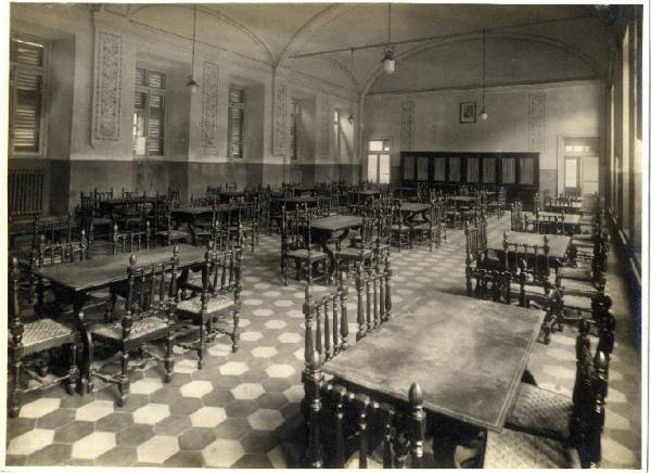 Monza foto storiche scuola Borsa aula