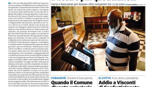 Il Cittadino prima pagina 11 settembre 2025