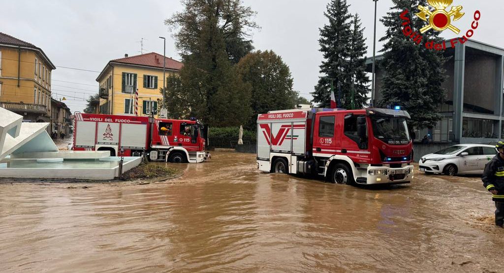 Vigili del fuoco allagamenti 22 settembre 2025 zona Tarò