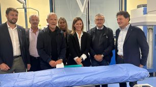 L'inaugurazione della sala emodinamica a Desio