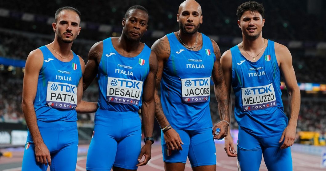 La staffetta italiana a Tokyo 2025