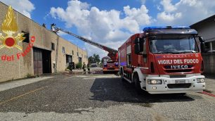 Incendio in via Galilei a Nova Milanese