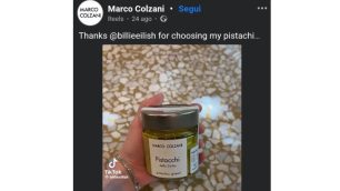 La crema ai pistacchi di Colzani su Tik Tok