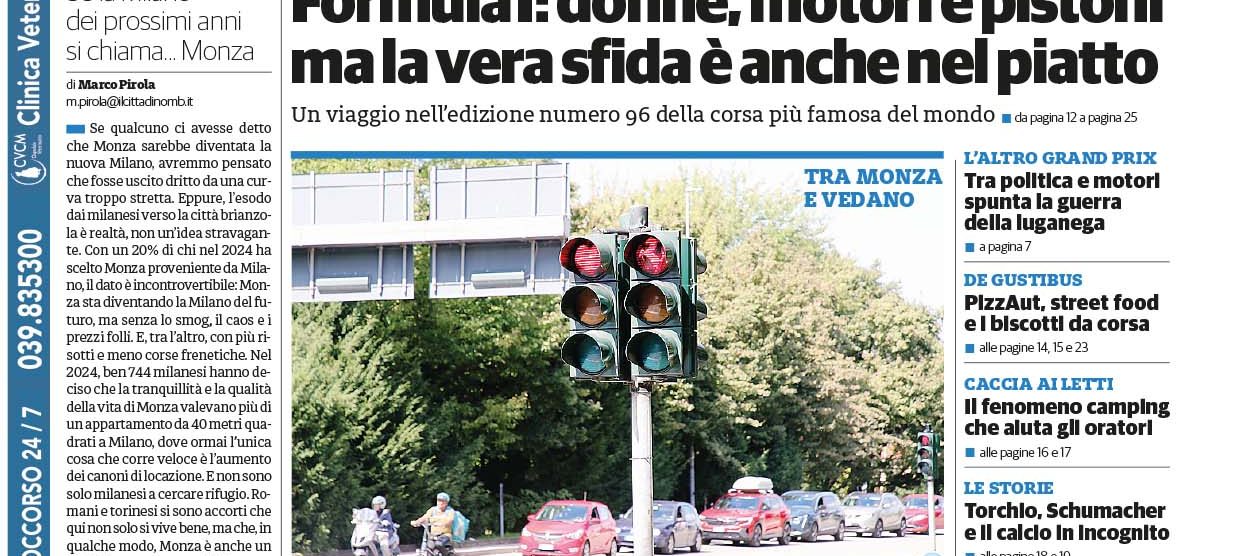 Il Cittadino prima pagina 4 settembre 2025