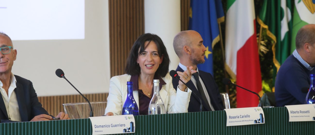 La direttrice provinciale Inps di Monza Rosaria Cariello