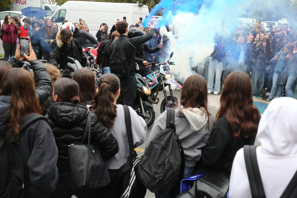 Monza sciopero studenti Mosè Bianchi - foto Radaelli