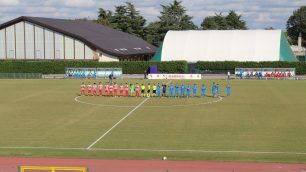 Calcio 2025 partita Caravaggio-Seregno Fbc