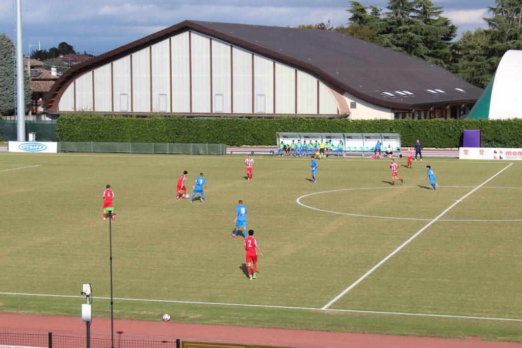 Calcio 2025 partita Caravaggio-Seregno Fbc
