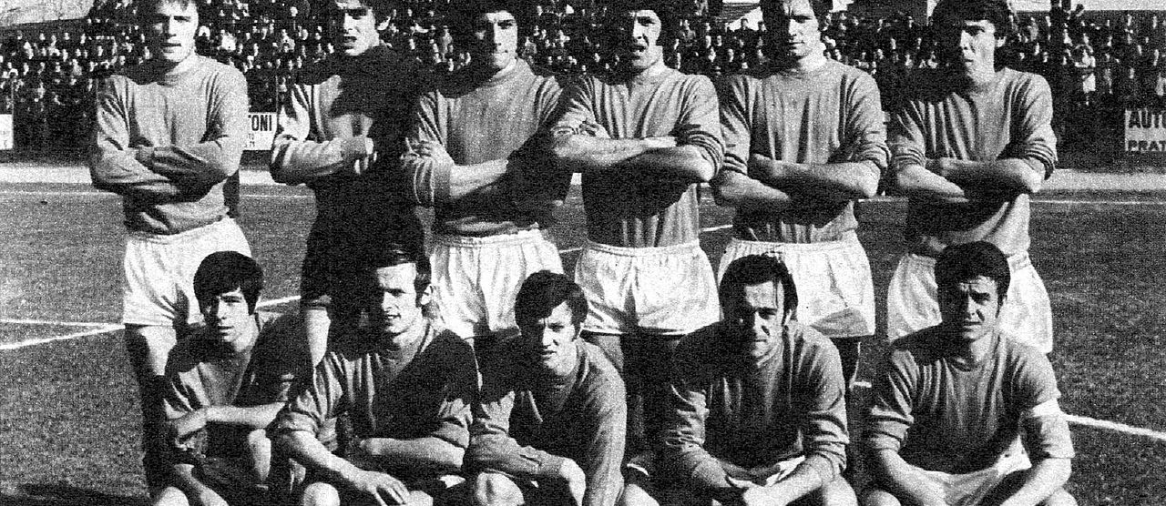 Calcio Seregno FootBall Club 1970-71 con Capplletti primo in alto a destra