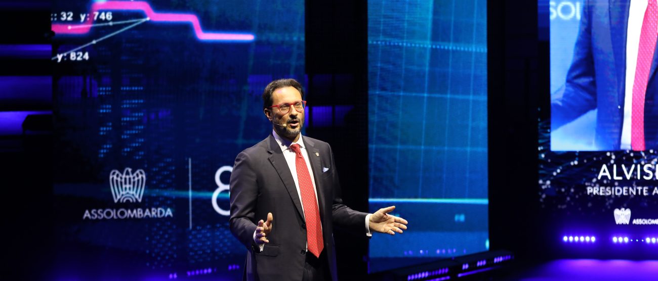 Alvise Biffi, presidente di Assolombarda alla Assemblea 2025