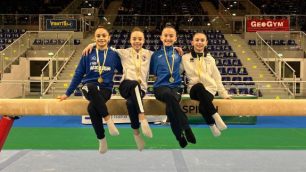 Ginnastica Casati: da sinistra Tognali, Crivalli, Boracchi e Ronchi