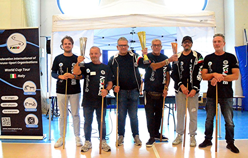 Lissone tappa europea di Novuss Game premiati Italia