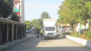 La scena dell'incidente Ceriano